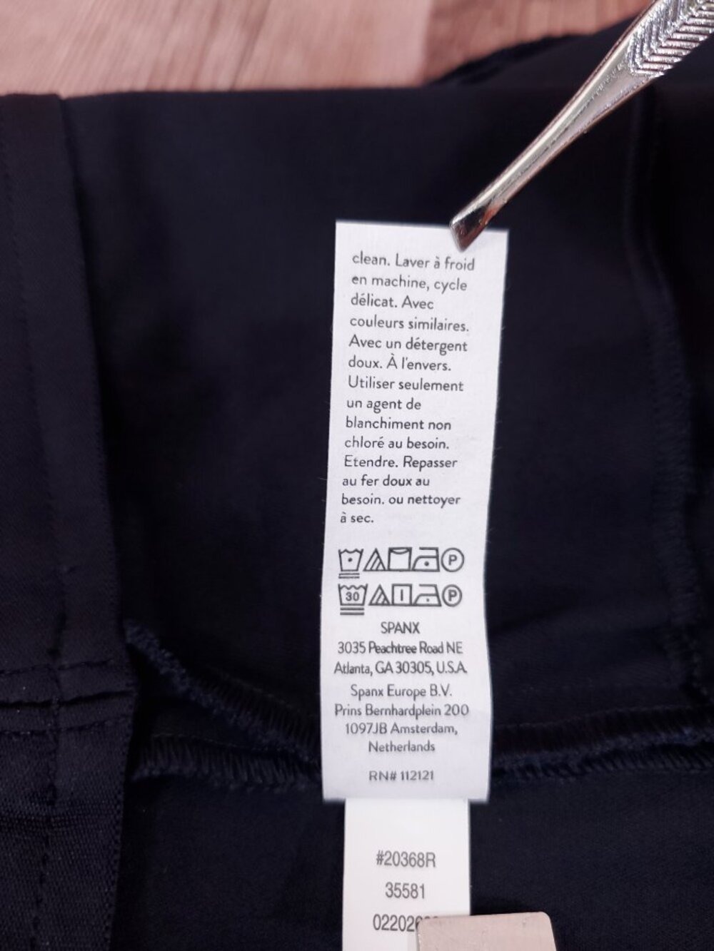 *READ* NWT Spanx Womens Size XS Polished 4" Shorts Pull On Navy Blue 20368R - Picture 12 of 16